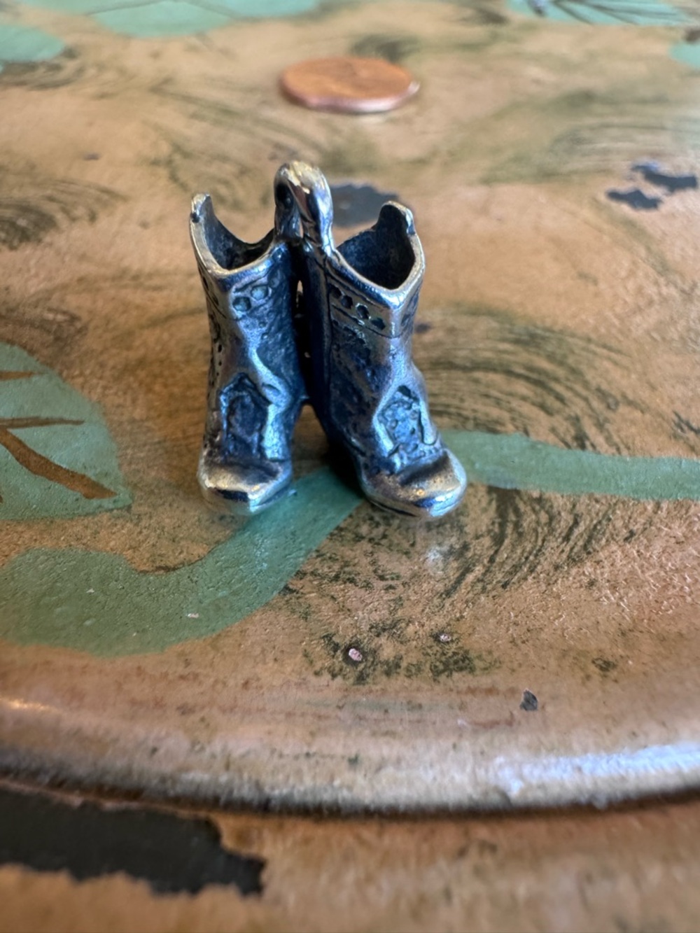 James Avery Tiny Silver Cowboy Boot Charm